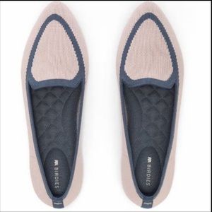 Birdies the Blackbird Woven Flats in Antique Pink/Gray Blue Size 6 EUC